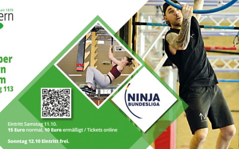 Ninja-Bundesliga in Bommern am 11. und 12. Oktober