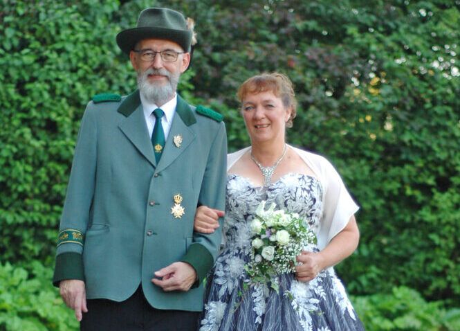 Das aktuelle Königspaar: Simone Micke und Ralf Striepen