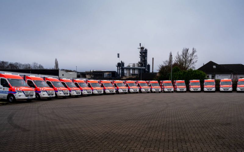 Rettungsdienst des Ennepe-Ruhr-Kreises hat 17 neue Krankenwagen