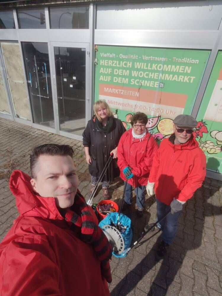 SPD-Mitglieder haben Müll gesammelt