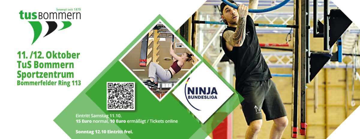 Ninja-Bundesliga in Bommern am 11. und 12. Oktober