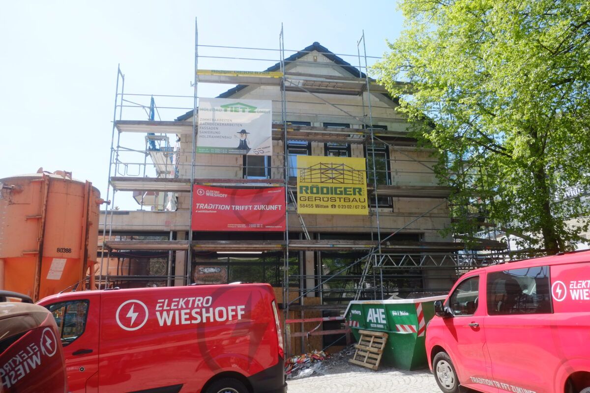 Neubau der Feuerwache Wengern wächst