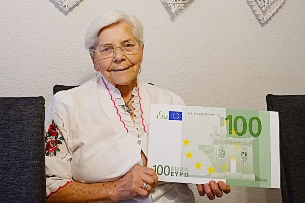 Margarete Janetzki gewinnt 100 Euro