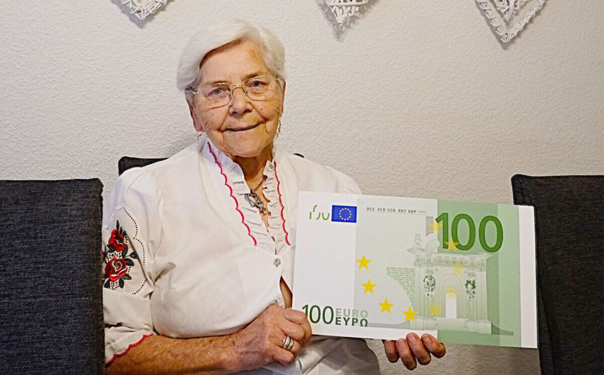 Margarete Janetzki gewinnt 100 Euro