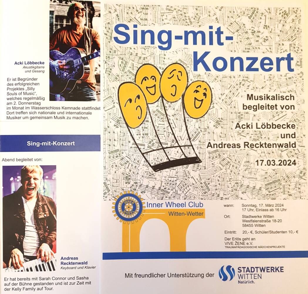 Inner-Wheel-Club: Mitsingen für den guten Zweck