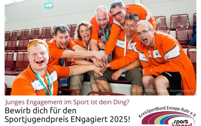 Sportjugendpreis „ENgagiert“ startet in die Bewerbungsphase