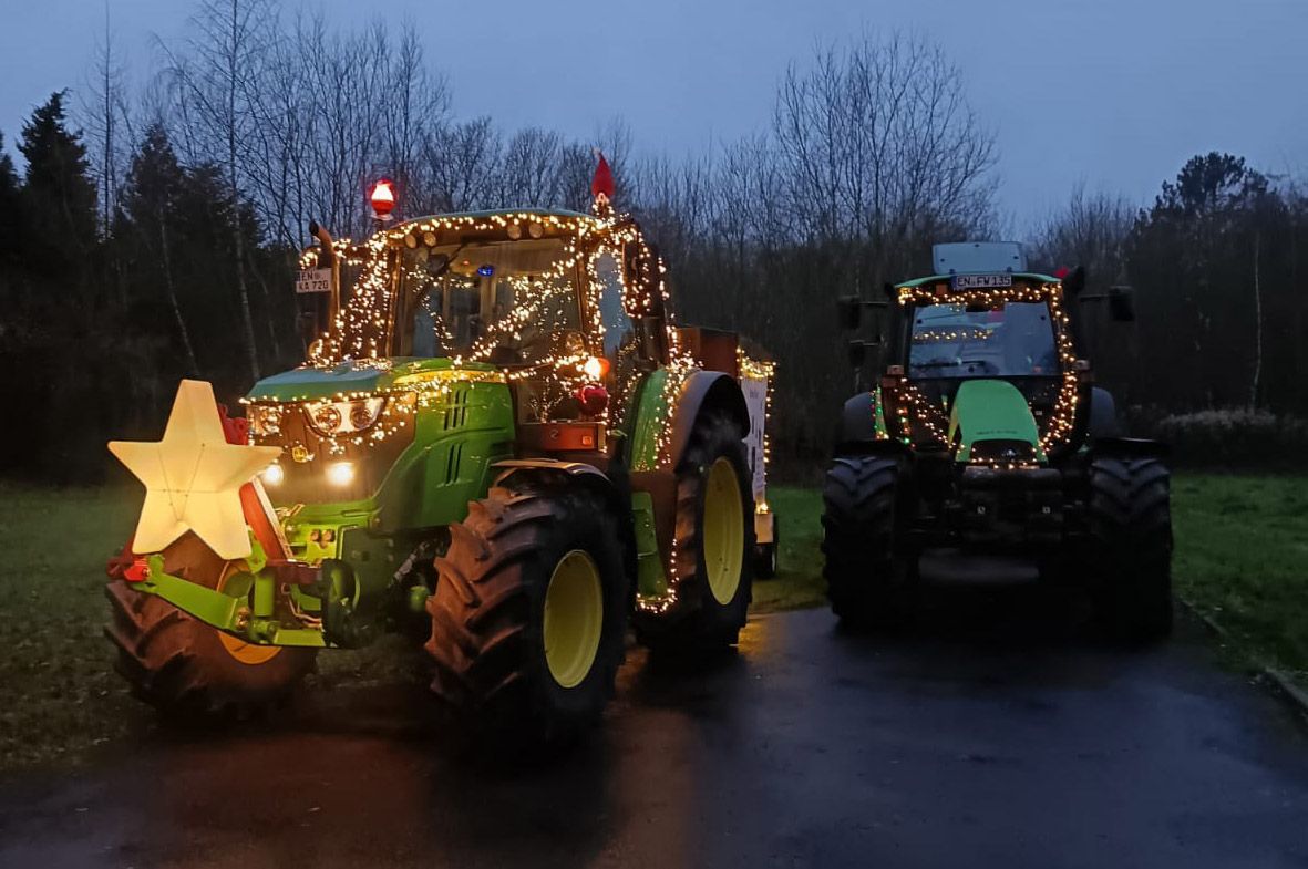 Auch dieses Jahr leuchten die Trecker