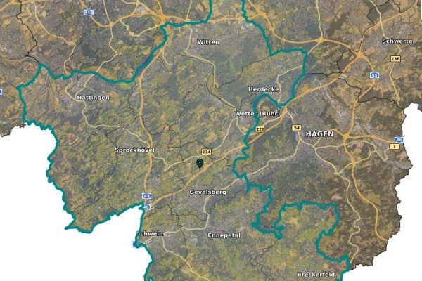 Luftbilder zeigen Ennepe-Ruhr-Kreis