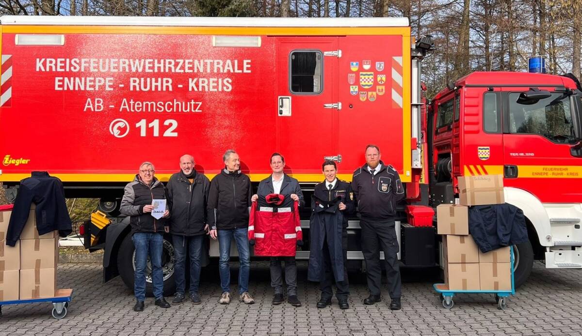 Feuerwehr: Dienstkleidung auf dem Weg in die Ukraine