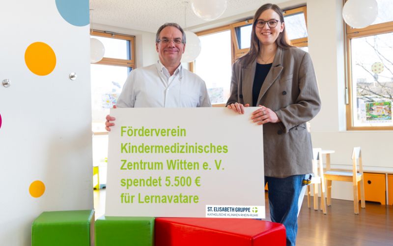 Ans Kindermedizinische Zentrum gehen 5.500 Euro