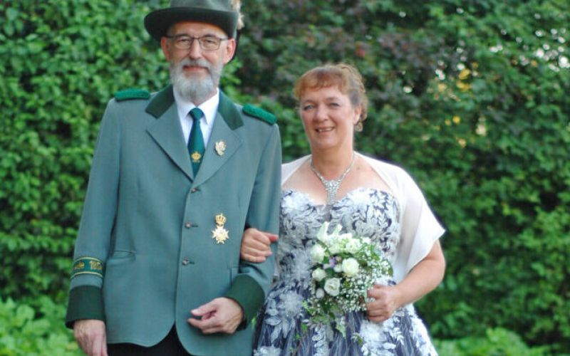 Das aktuelle Königspaar: Simone Micke und Ralf Striepen