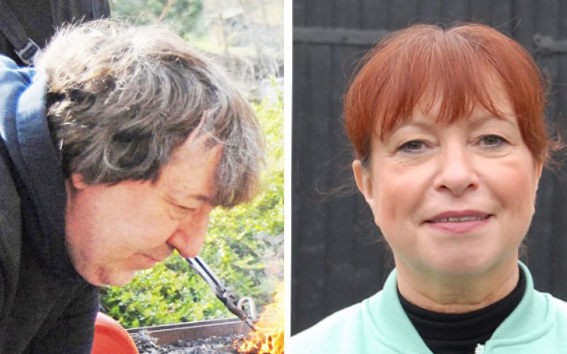 Die Schlammschlacht ums Bethaus: Die Helden unserer Geschichte: Ex-Bethaus-Schmied Rainer Simmat und Stadtmarketing-Chefin Sandra Gagliardi.
