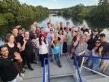 Bei einer Fahrt auf der MS Schwalbe II haben 35 Menschen ihre neue Heimat kennengelernt. Foto: Stadt Witten