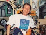 Astronaut Klaus-Dietrich Flade schlägt an der Kemnade auf