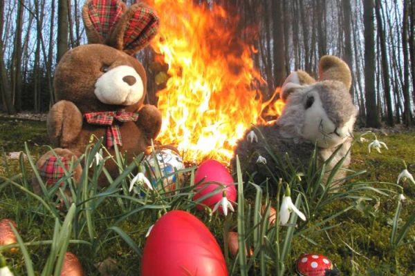 Wo brennen die Osterfeuer in Witten?