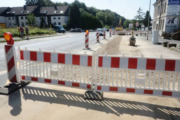 Baustelle Wittener Straße wandert