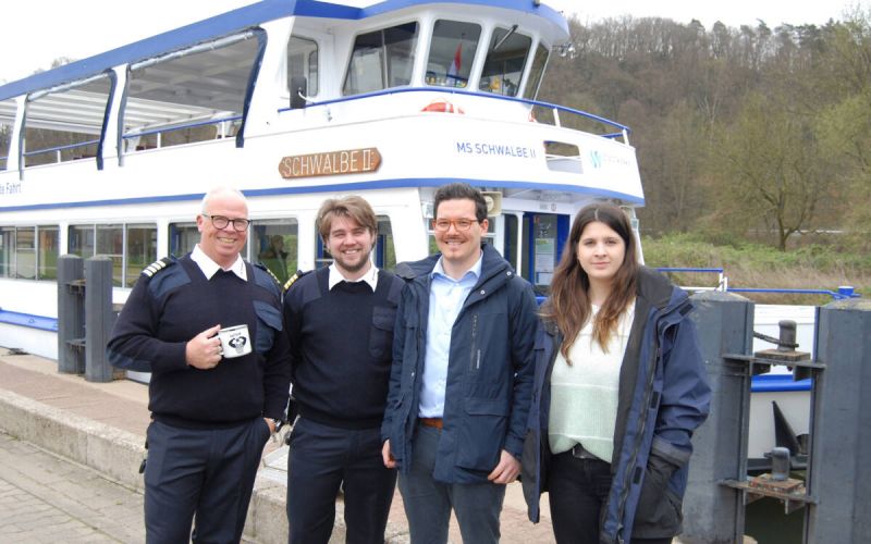 MS Schwalbe II ist in die Saison gestartet