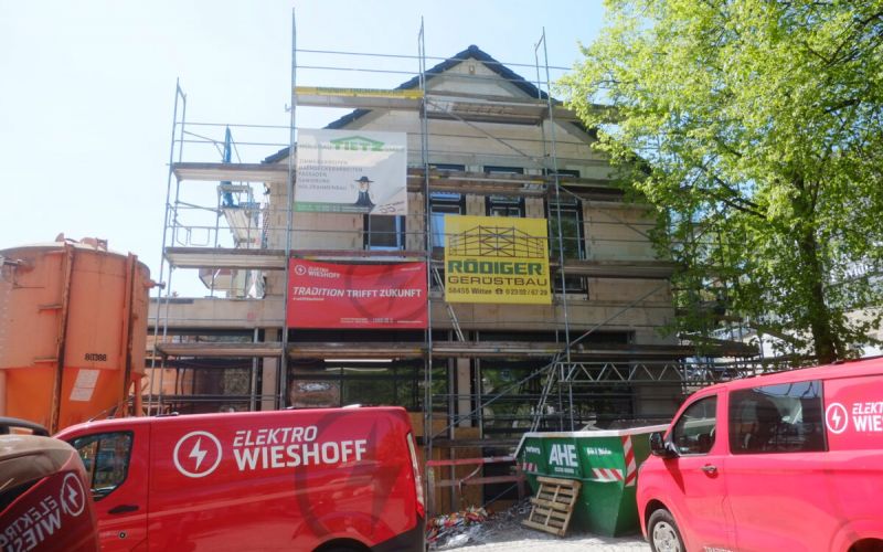 Neubau der Feuerwache Wengern wächst