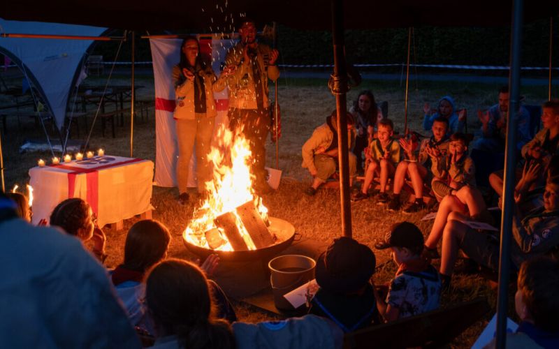 Großes Zeltlager im Herzen Bommerns