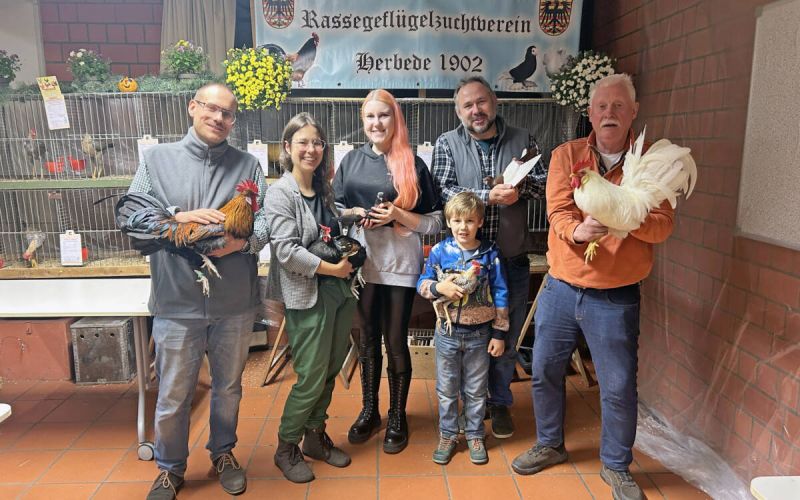 Rassegeflügelschau lockt nach Herbede