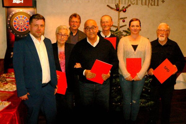 SPD-Ortsverein feiert Jahresabschluss