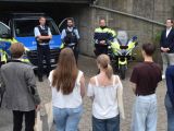 Die Kreispolizeibehörde nutzte die Gelegenheit, um die Kinder und Jugendlichen über ihre Arbeit zu informieren. Foto: UvK/Ennepe-Ruhr-Kreis