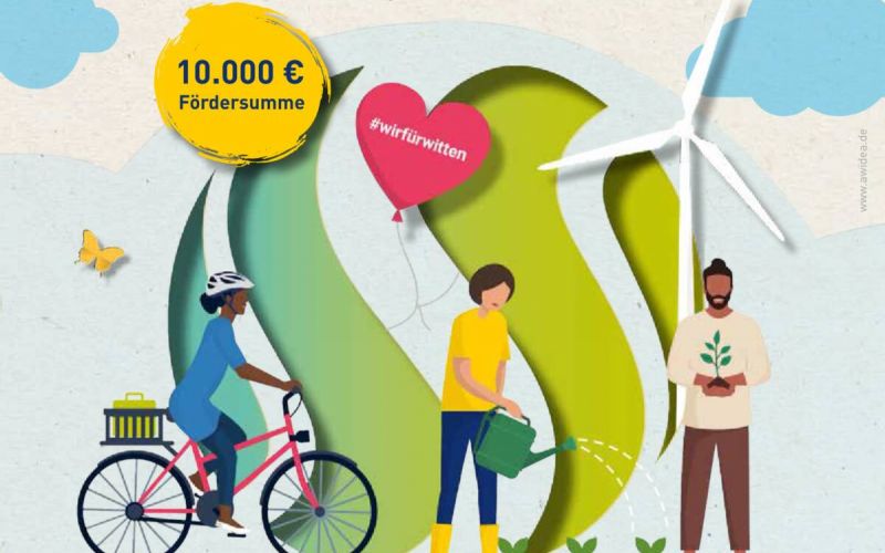 Die Stadtwerke Witten würdigen herausragendes Engagement und rufen zum Nachhaltigkeitspreis auf.