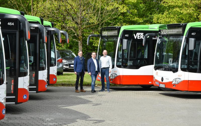 Zwölf neue Busse für die VER
