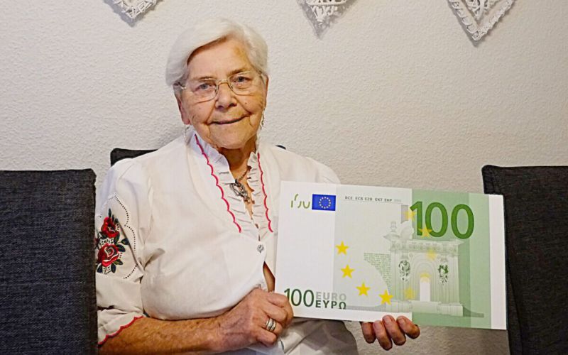 Margarete Janetzki gewinnt 100 Euro