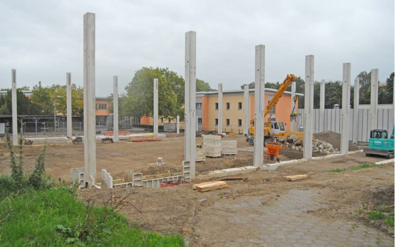 Sporthallenbau in Vormholz schreitet voran