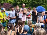 Die teilnehmenden Schüler der Hardenstein-Gesamtschule erzielten beim ersten Schul-Swim & Run hervorragende Ergebnisse. Foto: Schule