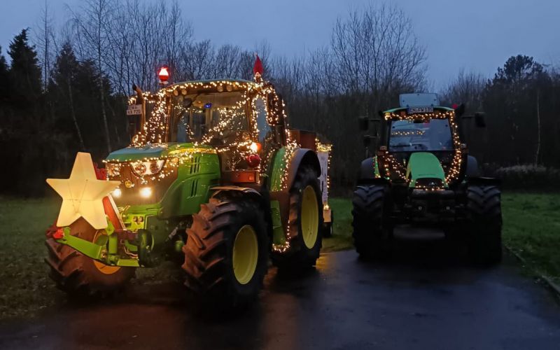 Auch dieses Jahr leuchten die Trecker